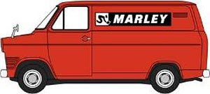 (OO) フォード トランジット Mk1 Marley レッド (鉄道模型)
