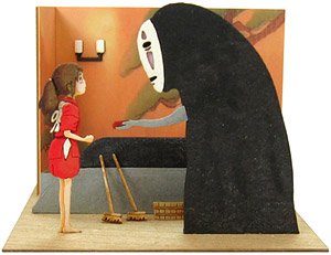 [Miniatuart] Studio Ghibli Mini : Spirited Away Chihiro & No-Face (Assemble kit) (Railway Related Items)