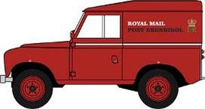 (OO) ランドローバーシリーズ IIA SWB ハードトップ Royal Mail (PO Recovery) レッド (鉄道模型)