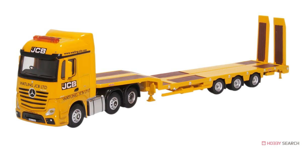 (OO) メルセデス アクトロス セミ ローローダー JCB (鉄道模型) 商品画像1