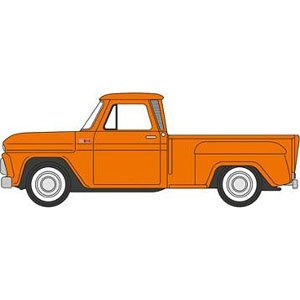 (HO) シボレー ステップサイド ピックアップ 1965 オレンジ (鉄道模型)