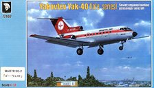 Yak-40 Short-range Airliner (Late Type) [Go West] (Plastic model)