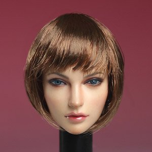 Super Duck 1/6 Westerner Female 005 Brown Hair Short (Fashion Doll)