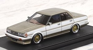 Toyota Cresta Super Lucent (GX71) White/Gold (ミニカー)