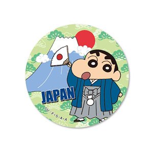 日本柄缶バッチ クレヨンしんちゃん/富士山 (キャラクターグッズ)