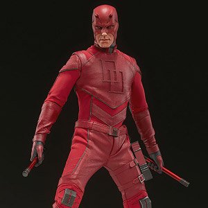 Marvel Comics - 1/6 Scale Fully Poseable Figure: Sideshow Sixth Scale #004 - Daredevil (Completed)