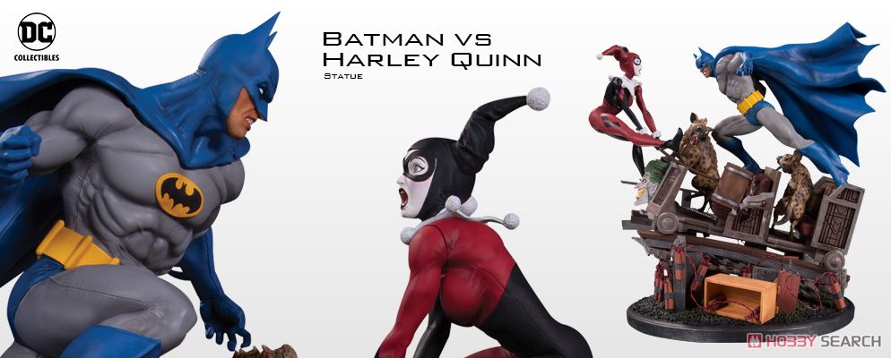『DCコミックス』 【DC スタチュー】 バットマン VS ハーレイ・クイン (完成品) 商品画像1