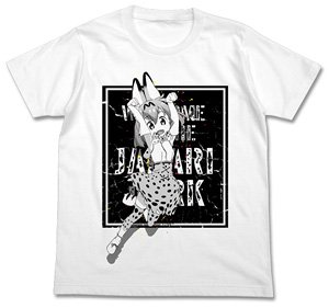 けものフレンズ サーバルジャンプ Tシャツ WHITE L (キャラクターグッズ)