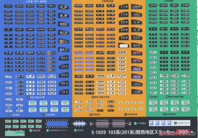 JR 103系関西形 ウグイス 増結用中間車2輛セット (動力無し) (増結・2両・塗装済みキット) (鉄道模型) 中身2