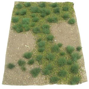 95601 (HO) 情景シート (緑の草が生えた地面) (Landscape Detailing Green Grassland, 5``x7``) (12.7cm×17.8cm) (鉄道模型)