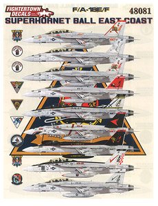 F/A-18E/F スーパーホーネット ボール・イースト・コースト (デカール)