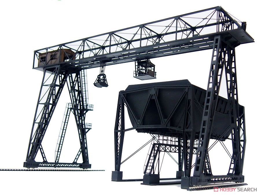 16番(HO) ガントリークレーンと新式複線型給炭槽 (組み立てキット) (鉄道模型) 商品画像1