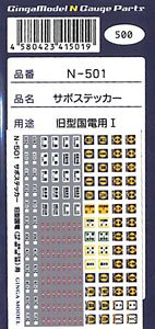Signboard Sticker for J.N.R. Oldtimer EMU I (Chuo/Ome/Itsukaichi/Yamanote/Sobu/Nambu/Tsurumi Line) (Model Train)