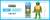 【200%プレイモービル】 『ティーンエイジ・ミュータント・ニンジャ・タートルズ』 レオナルド (ブロック) 商品画像1