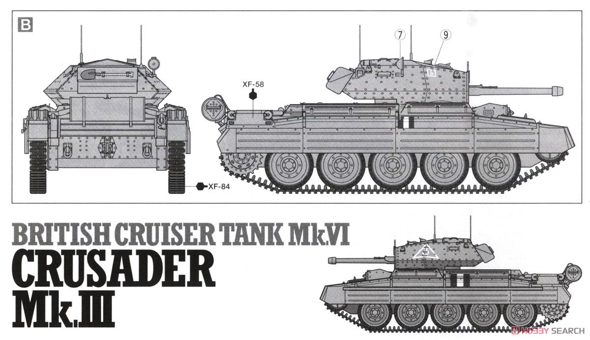イギリス巡航戦車 クルセーダーMk.III (プラモデル) 塗装3