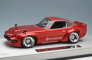 PANDEM 240Z キャンディレッド/ ハヤシタイプ wheel (ミニカー)