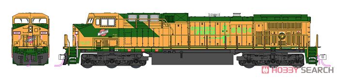 GE AC4400CW C&NW #8804 ★外国形モデル (鉄道模型) その他の画像1