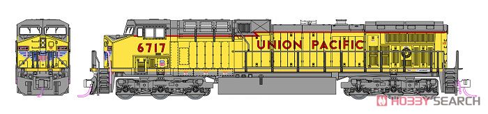 GE AC4400CW UP (ユニオン・パシフィック) No.6735 ★外国形モデル (鉄道模型) その他の画像1