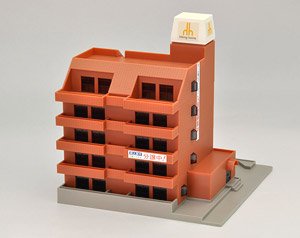 Condominium (Brown) (Model Train)