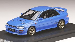 Subaru Impreza WRX TypeR Sti Ver.1997 (GC8) Sonic Blue Mica (Diecast Car)