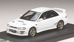Subaru Impreza WRX TypeR Sti Ver.1997 (GC8) Feather White (Diecast Car)
