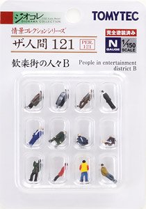 The Human 121 People in Entertainment District B (Model Train)