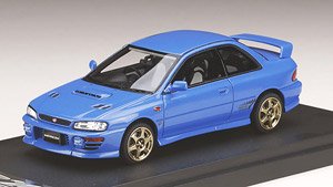 スバル インプレッサWRX タイプR Sti Ver.1997(GC8) スポーツホイールソニックブルーマイカ (ミニカー)