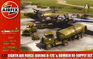 第8空軍 B-17Gと爆撃補給セット (プラモデル)