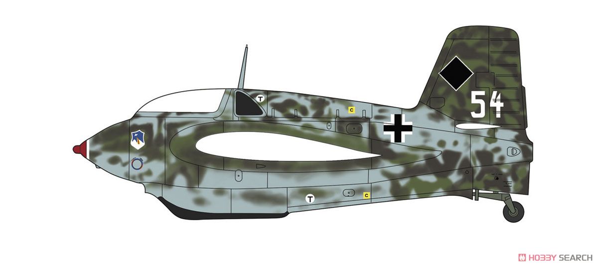 メッサーシュミット Me163B コメート `第2予備戦闘航空団` (プラモデル) その他の画像1