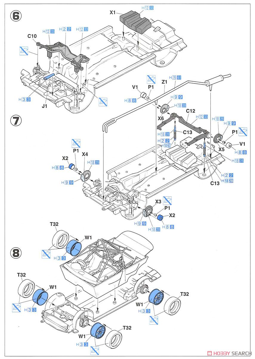 JTCC Jaccs Civic (Model Car) Assembly guide3