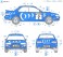 スバル インプレッサ WRX `1993年 RAC ラリー` (プラモデル) 塗装3 サムネイル