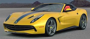 Ferrari F60 America Giallo Tristrato (Yellow) (Diecast Car)