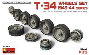 T-34 ホイールセット (1943-44年生産シリーズ) (プラモデル)