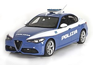アルファ ロメオ ジュリア ベローチェ 2016 警察車両 (ミニカー)