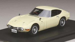 トヨタ 2000GT (MF10) 後期型 イエロー (ミニカー)