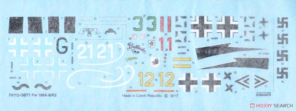 Fw190A-8/FR2 Profipack (Plastic model) 中身2