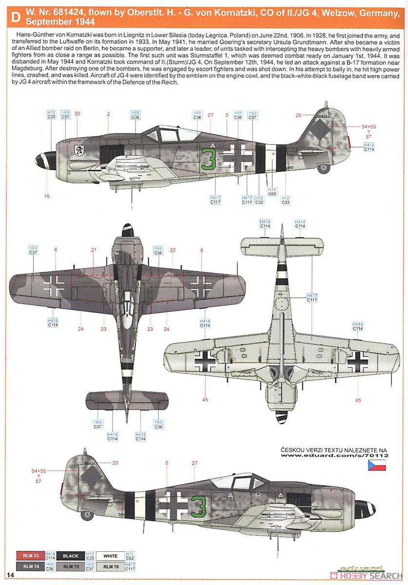 Fw190A-8/FR2 Profipack (Plastic model) 塗装5
