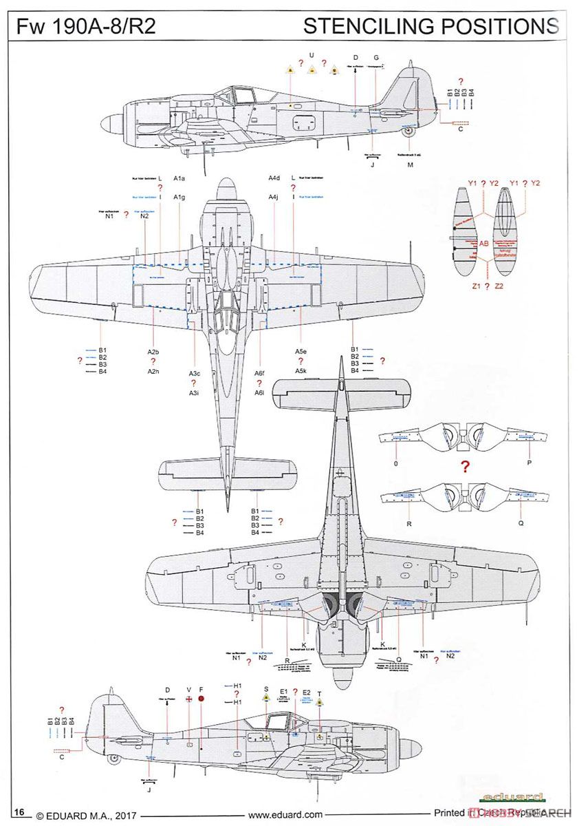 Fw190A-8/FR2 Profipack (Plastic model) 塗装7