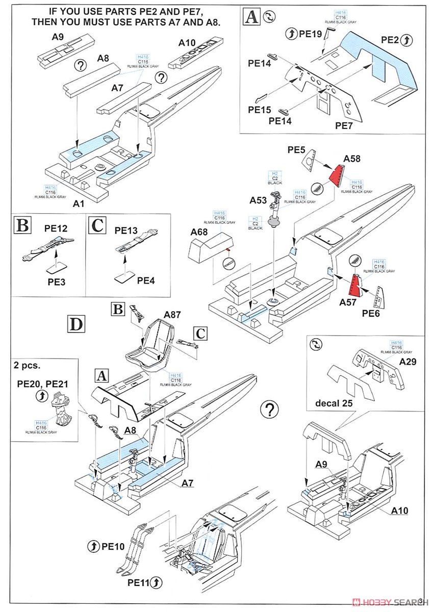 Fw190A-8/FR2 Profipack (Plastic model) 設計図1
