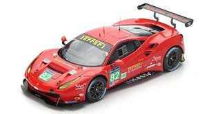 Ferrari 488 GTE No.82 LM GTE Pro 24h Le Mans 2016 G. Fisichella - T. Vilander - M. Malucelli (ミニカー)
