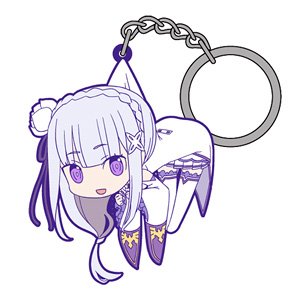 Re: Life in a Different World from Zero Emilia Tsumamare Key Ring (Anime Toy)