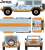 Jeep Wrangler Unlimited - Gulf Oil with Off-Road Bumpers 2015 (ミニカー) その他の画像1
