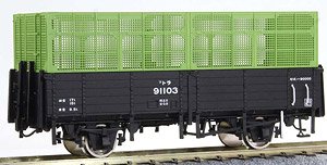 16番(HO) 国鉄 トラ90000形 無蓋車 タイプA(3段カゴ) 組立キット (組み立てキット) (鉄道模型)