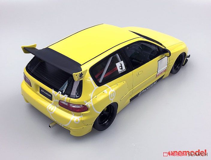 Honda Civic EG6 Rocket Bunny Yellow (ミニカー) 商品画像6