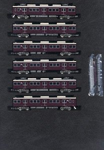 Hankyu Series 7000/7300 Six Car Formation Set (w/Motor) (Basic 6-Car Set) (Pre-colored Completed) (Model Train)
