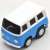 Choro-Q zero Z-35d Volkswagen Microbus (White/Blue) (Choro-Q) Item picture1