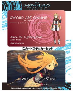 Sword Art Online the Movie -Ordinal Scale- IC Card Sticker Set Asuna (Anime Toy)