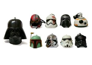 Star Wars Helmet Collection Bag Clip (Set of 24) (Anime Toy)
