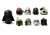 Star Wars Helmet Collection Bag Clip (Set of 24) (Anime Toy) Item picture1