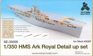 Detail Up Set for HMS Ark Royal (for Merit) (Plastic model)